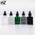 Import 30ml 50ml 60ml 100ml black frosted amber grey rectangular perfume square dropper glass bottle essential oil with bamboo cap from China