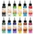 Import 30ML/Bottle Airbrush Body Art Inks Pigment for Airbrushing Temporary Tattoo Airbrush Body Tattoo Colors from China