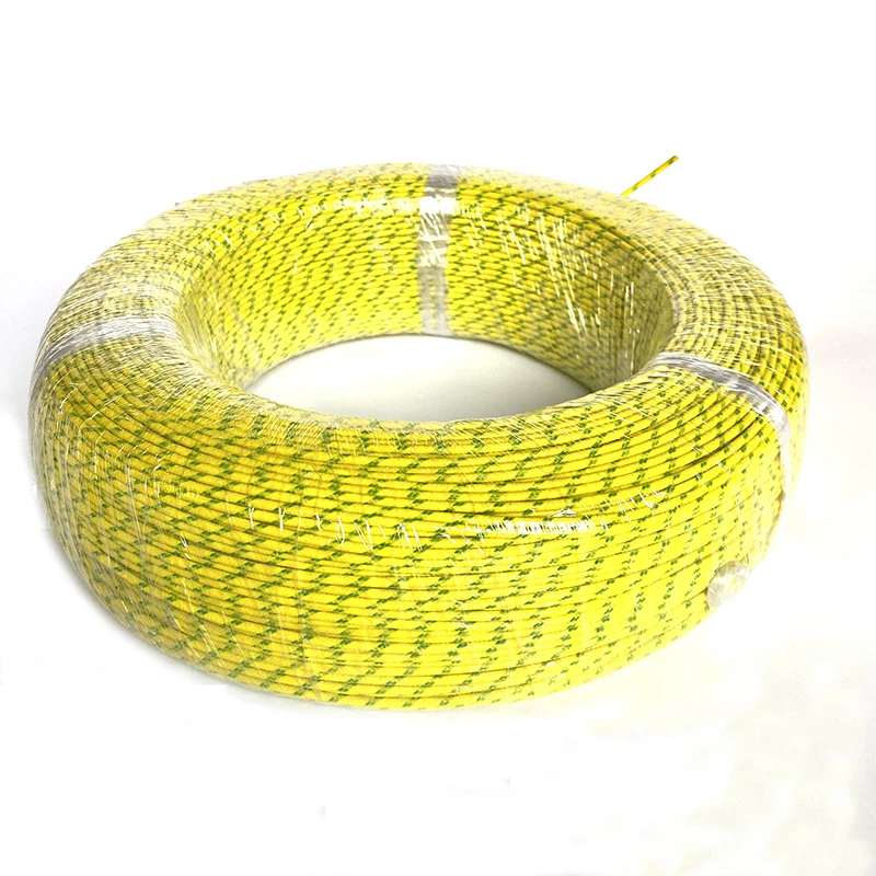 3122 Silicone Rubber high temperature Fiberglass Braided Heat Resistance Insulated Heating Wire QFR3122