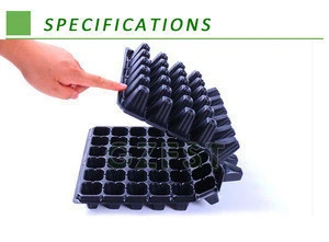 32 50 72 105 128 200 cell propagation seedling tray hydroponic grow tray