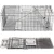 Import 32&quot;x10&quot;x12&quot; Humane Galvanized Collapsible Wild Cat Traps Animal Trap Cage from China