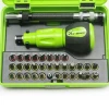34pc in 1multi-function precision screwdriver slotted phillips tool set