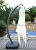 Import 3.5m Garden Patio Used Deluxe Bend Umbrella With Luxury Base from China