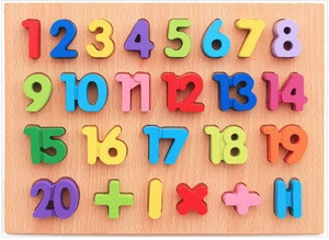 3D Digital Alphabet ABC 123 Puzzle Jigsaw Puzzle Wooden Toy YZ338 Alphabet Letters