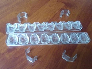 3D Strawberry-shapped Transparent Polycarbonate Chocolate Mold