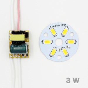 3W 5W 7W 9W 12W 15W 18W 24W 5730 SMD Light Board Led Lamp Panel For Ceiling + AC 100-240V LED power supply driver