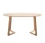 Import 4-6 seaters solid wood rectangle dining table designs in wood from China