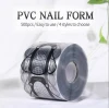 4 designs PVC New Arrival 3D Nail Art Stickers Stylish Nail Tips Accessory Decoration Tool nail form
