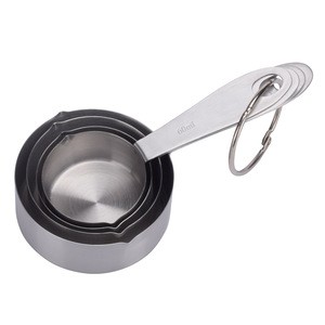 4 PCS Metal 18/10 Kitchen Tools Measuring Cups