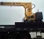 Import 4 ton marine crane floating crane barge with 3 telescopic booms radio remote control from China