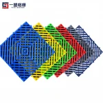 400 * 400 * 30mm car wash room splicing grille garage plastic connection removable floor tileFactory direct car washing grille
