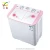 Import 4.0kg twin tub semi automatic laundry appliances washing machine with dryer from China