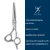 Import 440C steel 6inch beard ball screw barber scissors Professional hair scissors from China