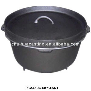 4.5QT cast iron dutch oven/cookware