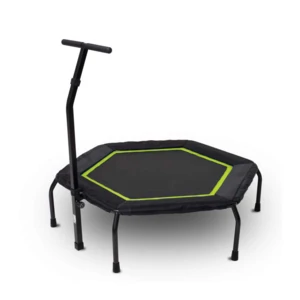 48in Hexagonal Fitness Trampoline for Exercise Bungee Cord Fitness Trampoline