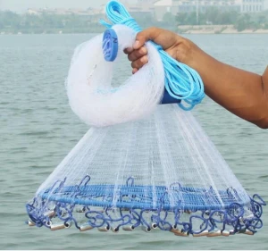 Buy 4ft-14ft Monofilament Fishing Net With Disc Easy Throw