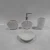 Import 4pcs ocean style shell design ceramic bathroom accessory set from China
