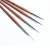 Import 4Pcs/Set Professional wood Handle Kolinsky Brush 3D Nail Tips Liner Drawing Painting Pen Nail Liner Brush from China
