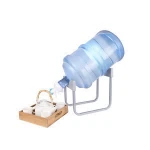 5 gallon water bottle holder plastic bottle stand rack with bibcock