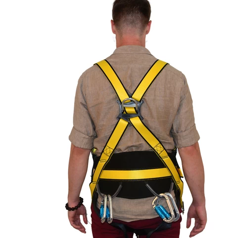 5 point full body safety harness belt with waist supporter