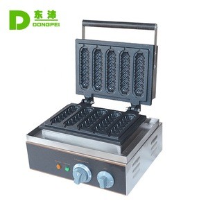 5 sticks Stainless steel electric automatic commercial lolly waffle stick  maker for sale