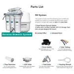 50 / 75 / 100 GPD 5 Stage Reverse Osmosis RO Water Filter System Purifier for Directly Drink