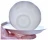 Import 50 piece ceramic tableware set bone china dinnerware set with customized printing from China