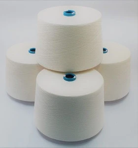 50% Polyester and 50% Cotton Combed Yarn