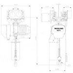 500kg Electric Chain Hoist Lifting tools