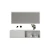 Import 55 Led Mirror Sink Set Bathroom Vanity Cabinets Bathroom Sink And Cabinet Combo from China