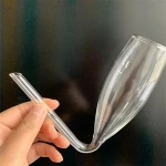 6oz Hand Blown Heat-Resistant Borosilicate Champagne Flutes Guzzler Glasses/The Glass to Chug Champagne