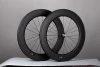 700c Chinese Clincher Tubeless UD/3K Carbon Bicycle Wheels with Width 25mm Depth 88mm