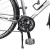 700C size commuter urban bicycle Straight handlebar 27 speed V brake utility bike