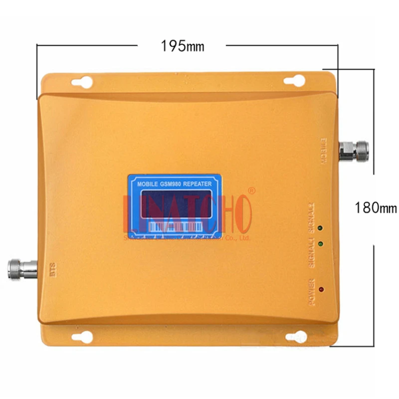 70DB Cell phone Mobile phone signal booster 2G 900MHz 980 GSM repeater LCD display