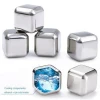 8 pack Stainless Ice Cube Whiskey Stone with Tong Gift Box Set