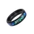 Import 8mm Blue Goldstone Inlay Sparkling Tungsten Carbide Ring from China