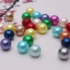 8mm Colorful  Round Shape ABS Loose Pearl Large Hole Jewelry Pearl
