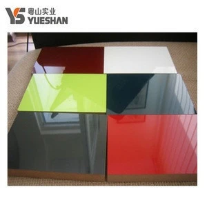 9mm 18mm black white red high gloss melamine mdf board for shoes cabinet