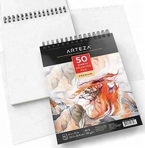 a4 120gsm white paper watercolor sketch book  spiral notebook