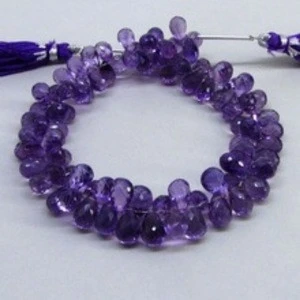AAA quality Excellent cut Amethyst faceted drops loose beads