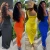 Import ABgirl 2021 Fashion outfits sexy floor length long  sundress women summer orange solid color backless sleeveless jumper dress from China