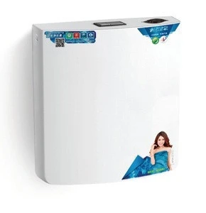 ABS rectangular dual flushing topper plastic toilet cistern size