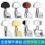 Import Acoustic guitar tuning knobs universal pegs silver acoustic guitar string twisting winder fully enclosed tuning button from China