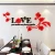 Import Acrylic 3D Wall Stickers home decor creative decals living roomhome wall sticker flower vine from China