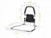 Adjustable Senior Bed Safety Rail and Bedside Standing Assist Grab Bar