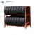 Import Adjustable welded spare heavy duty warehouse storage stacking metal folding tyre rack from China