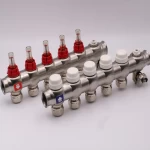Afulise underfloor heating system adjusting 304 stainless steel floor heating water manifolds