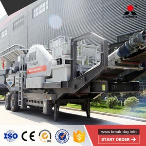 aggregate complete mobile jaw crusher plant