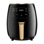 Air Fryer Oven with Digital Timer and Temperature Control for Home Kitchen. Hot Sale 4.5L Electric Plastic Color Box OEM Round
