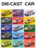 Alloy tailor-made simulated 1/64 die casting toy car with pull back model racing toy car